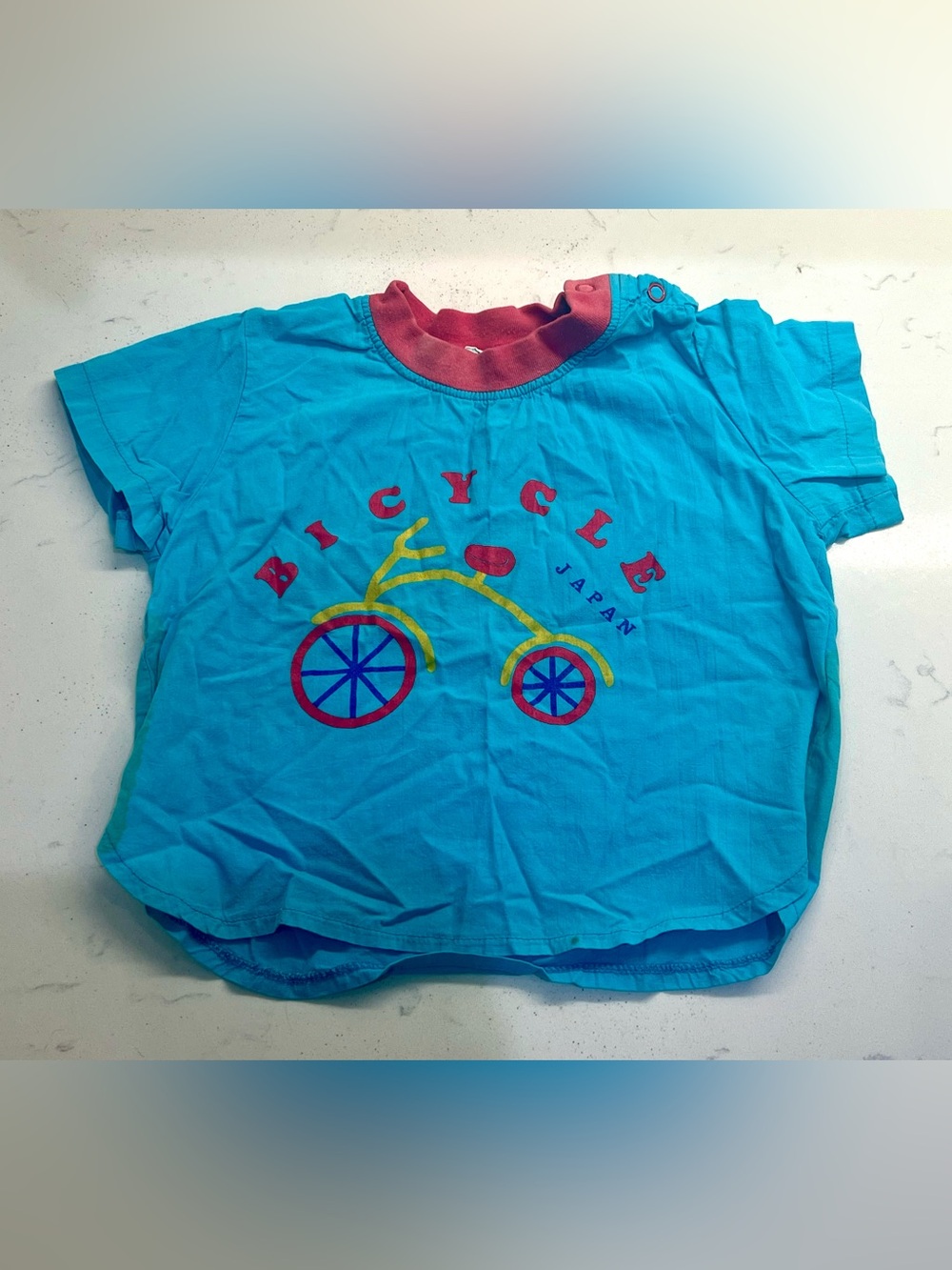 Vintage Bicycle Japan Toddler 2T-3T Japan Size 95 Shirt